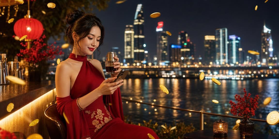 Nhóm bạn tại Hà Nội thảo luận kèo bóng đá và xem bảng tỷ lệ trên điện thoại bên quán cà phê